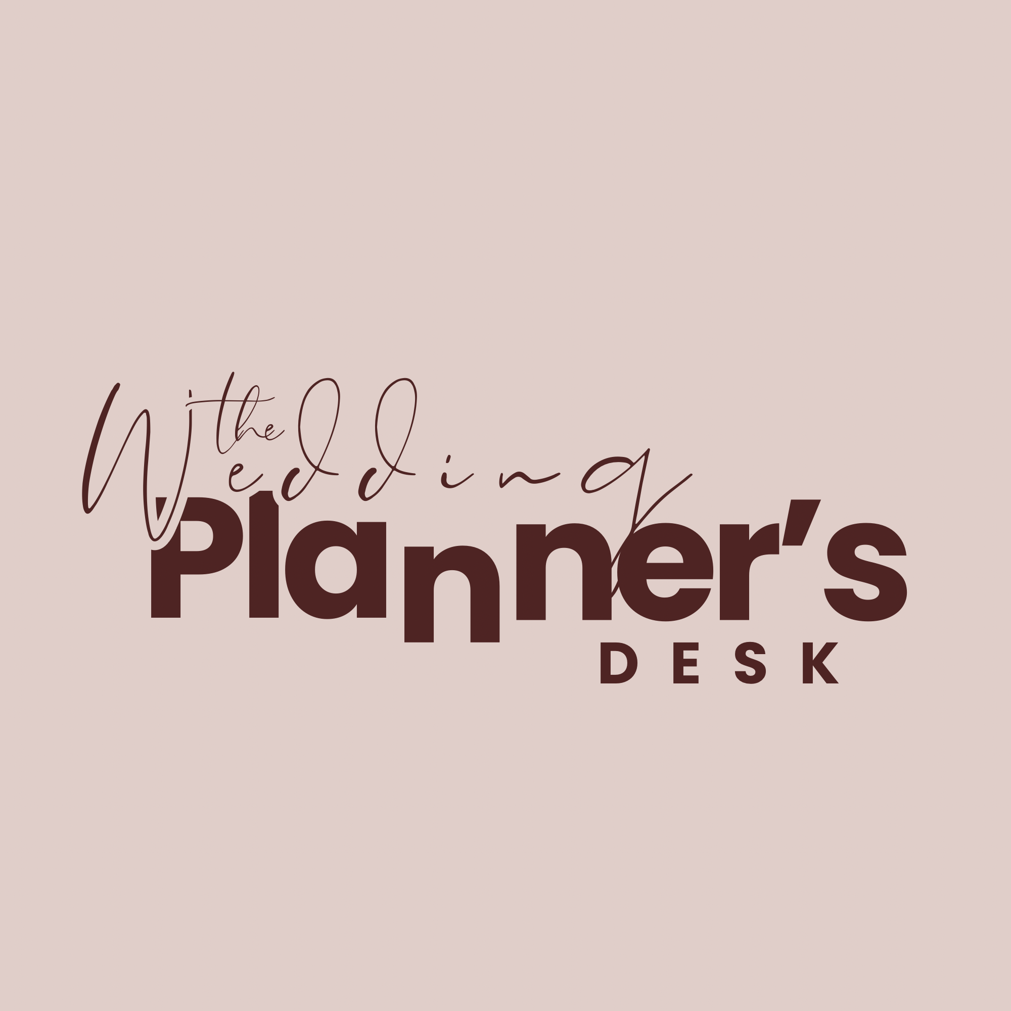 The Wedding Planner's Desk